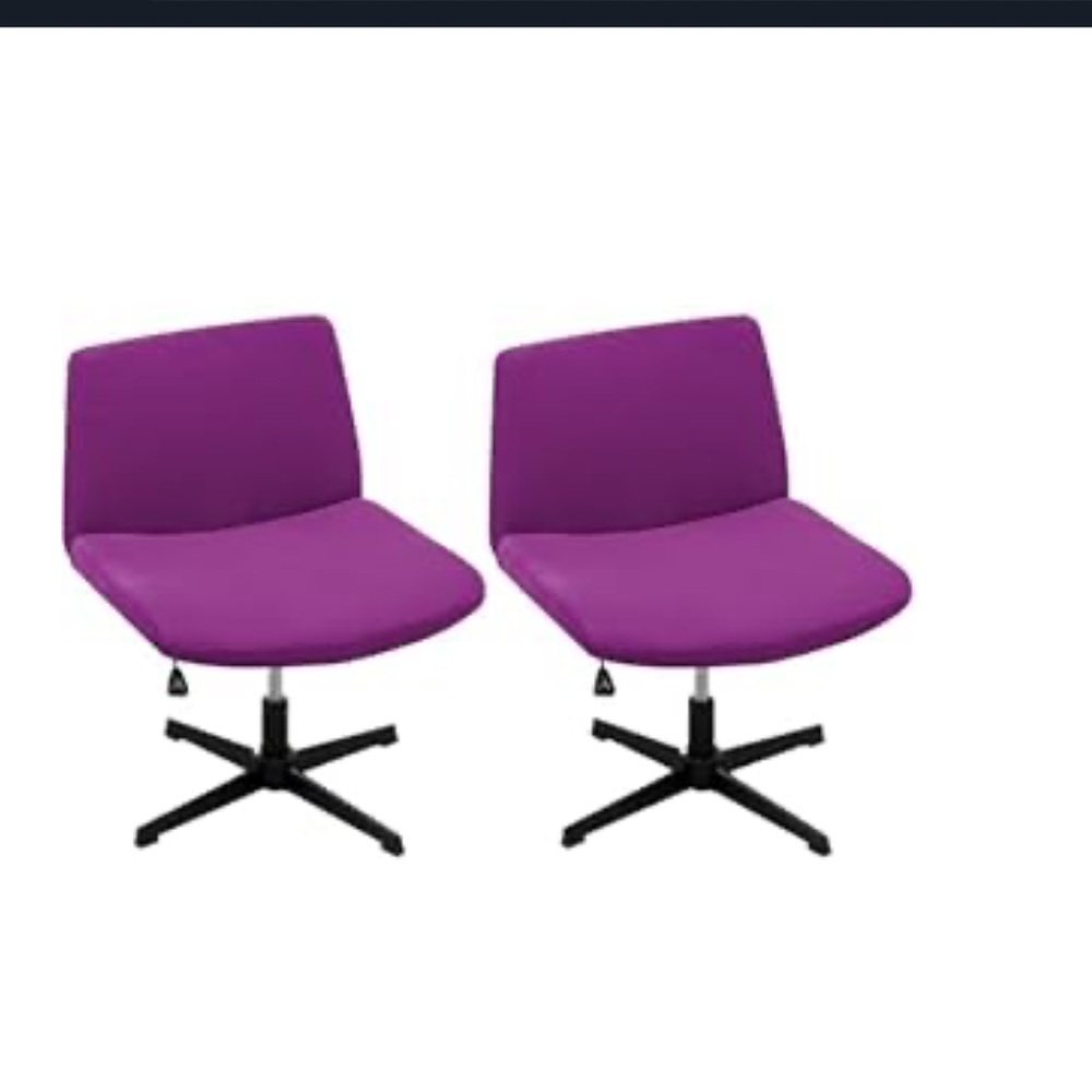 Criss Cross Armless Office Chair Cover.  This is for one cover only.